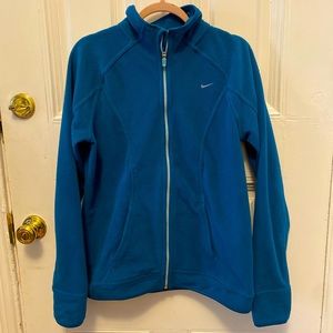 NIKE fleece full zip sweater!